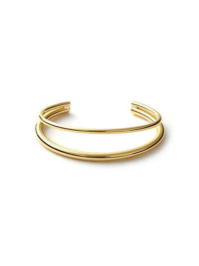Bracciale Unoaerre Rigido Doppio Filo Dorato