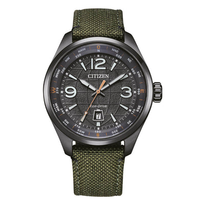 Orologio Citizen Outdoor Eco-Drive Cronografo Acciaio - frontale