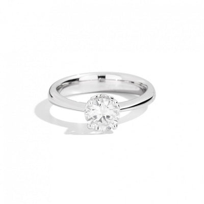 Anello Solitario Recarlo in Oro Bianco Anniversary
