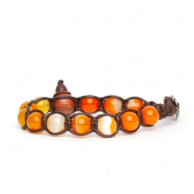 Bracciale Tamashii New Orange Lace Agate