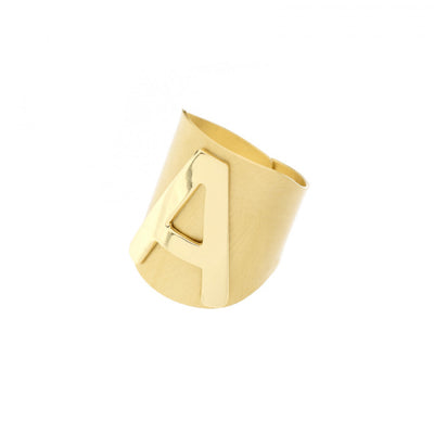 Anello Aquaforte le Letterine Argento