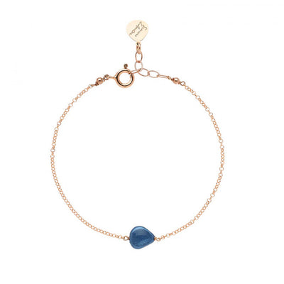 Bracciale Rosso Prezioso Argento 925 Semino D'amore Blue London