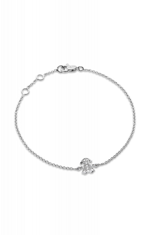 Le Beb Bracciale Le Bebe Briciole Bimba Oro Bianco E Pave Di