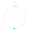 Girocollo Semino d'Amore Le Bleu Argento 925 Blu Cicladi