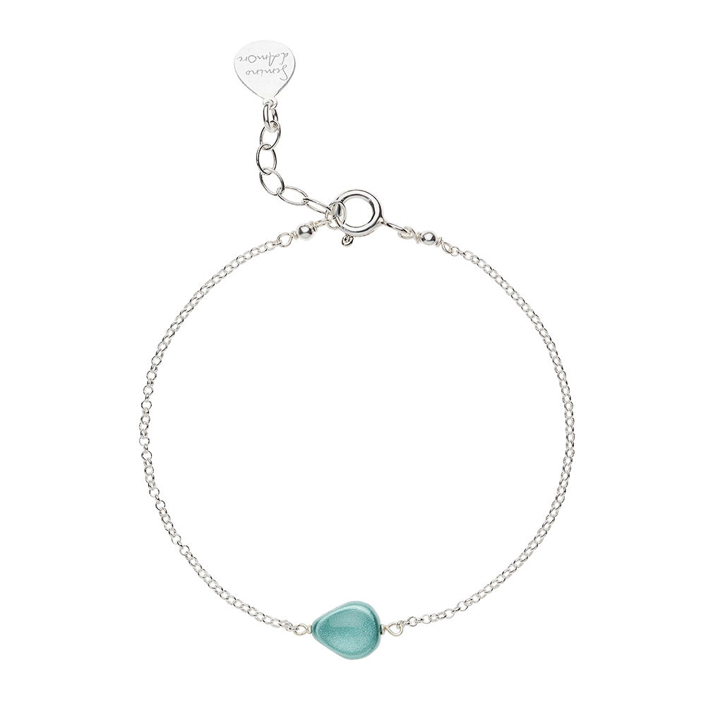 Bracciale Semino d'Amore Le Bleu Argento 925 Acquamarina