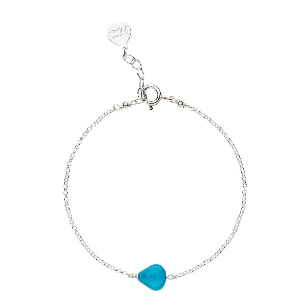 Bracciale Semino d'Amore Le Bleu Argento 925 Blu Cicladi