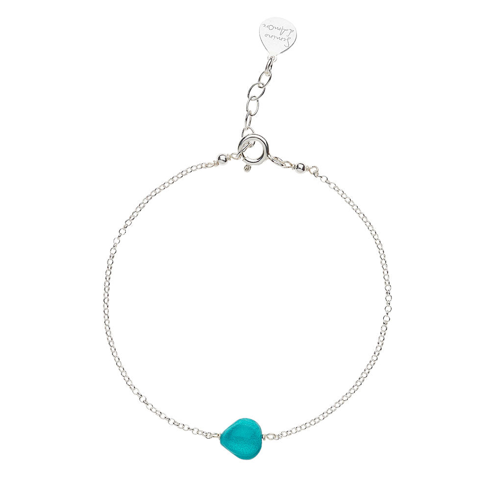 Bracciale Semino d'Amore Le Bleu Argento 925 Turchese