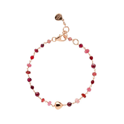 Bracciale Semino d'Amore Bacche Granato e Tormalina Rosa