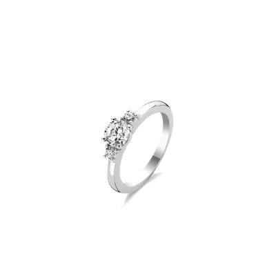 Anello Ti Sento Milano Trilogy Zirconi Argento Rodiato