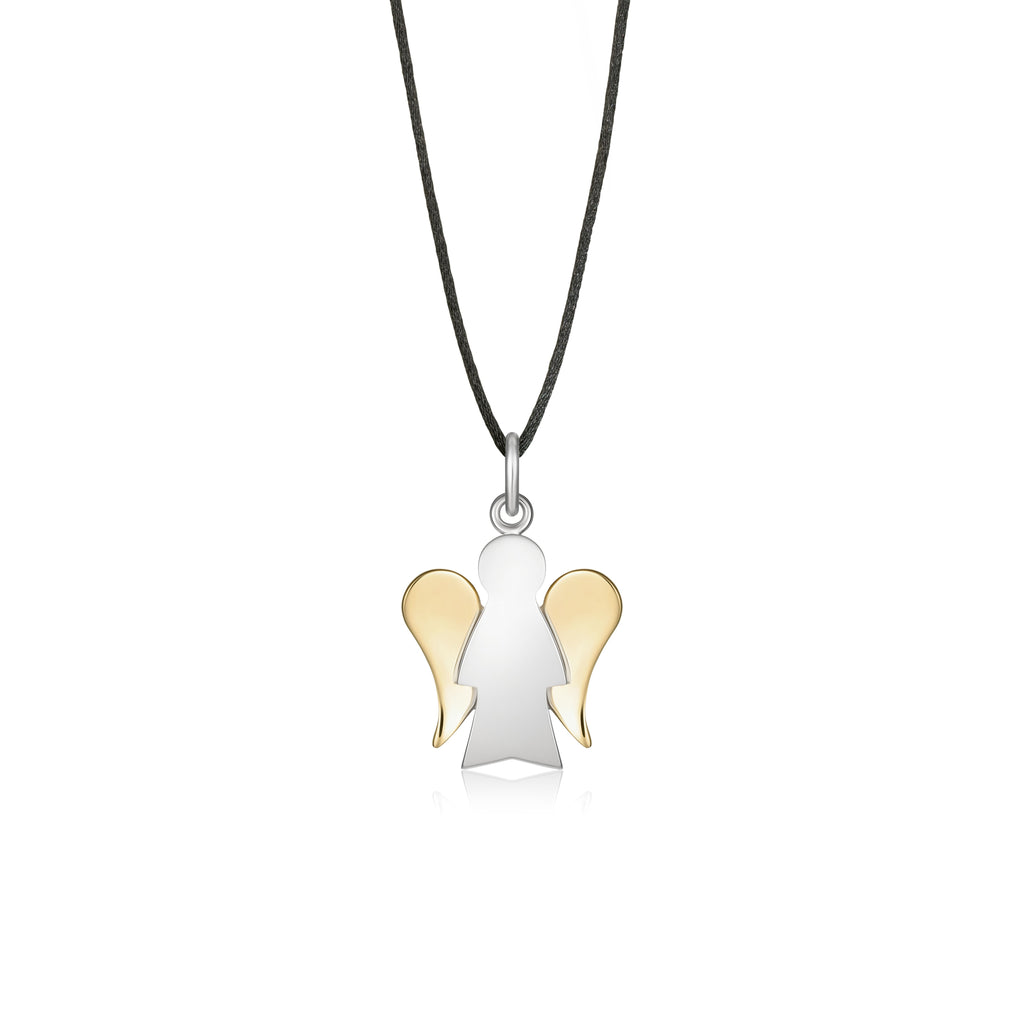 Ciondolo Angelo Roberto Giannotti Oro Giallo e Bianco 18kt - packshot ufficiale