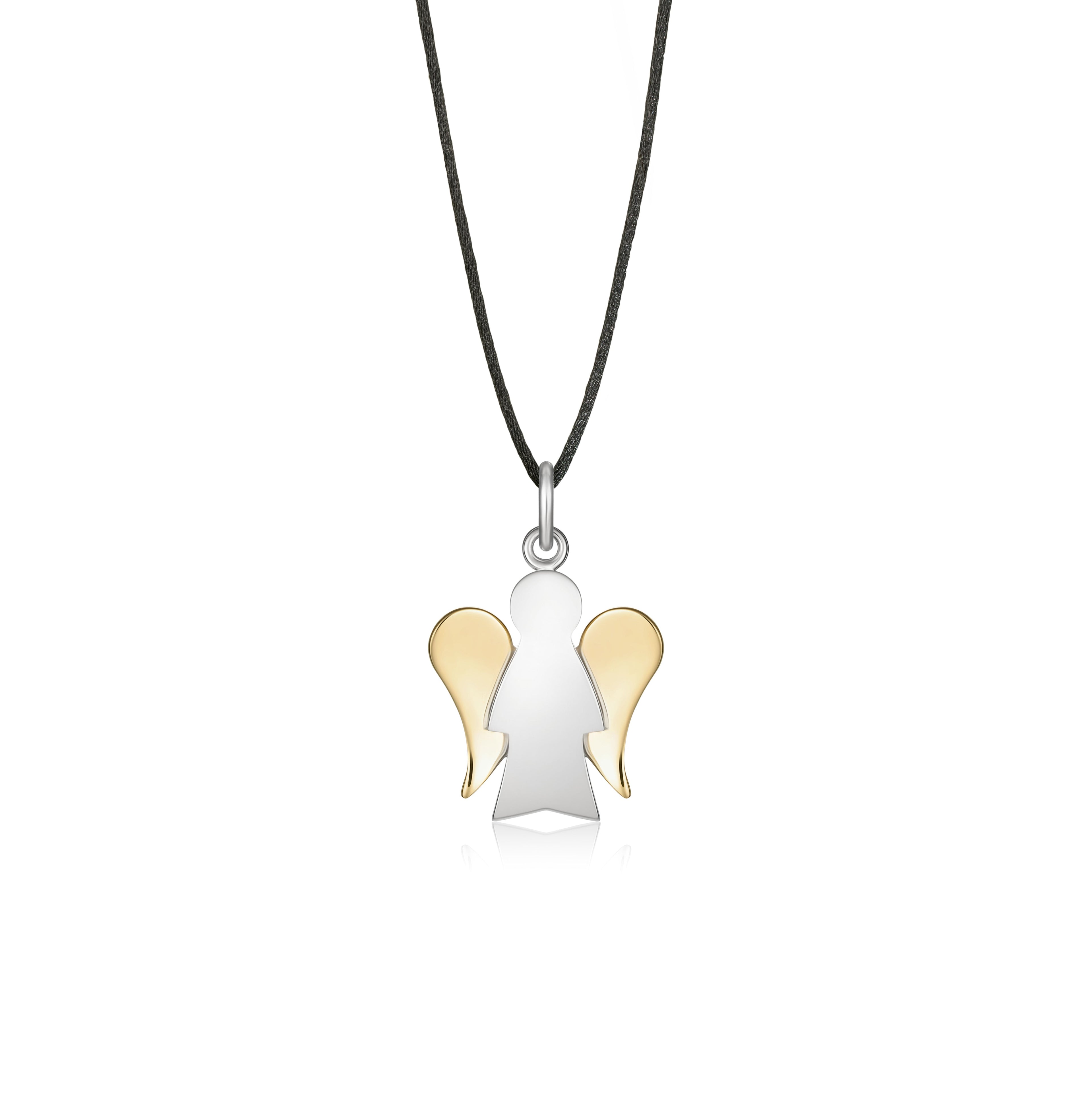 Ciondolo Angelo Roberto Giannotti Oro Giallo e Bianco 18kt - packshot ufficiale