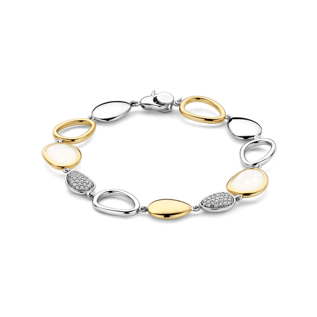 Bracciale Ti Sento Milano Argento Bicolore con Pietre e Zirconi
