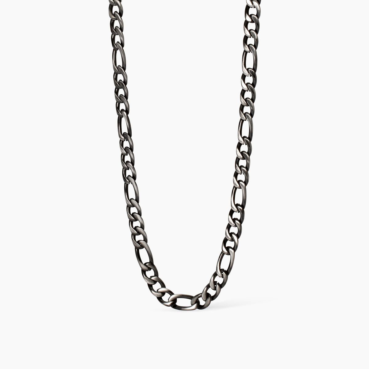 Collana 2Jewels Acciaio 316L PVD Nero Catena Figaro