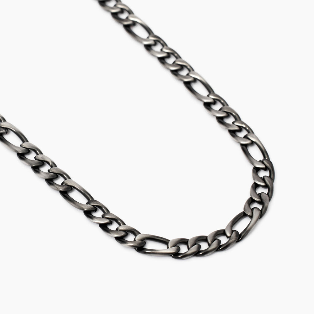 Collana 2Jewels Acciaio 316L PVD Nero Catena Figaro - vista 2