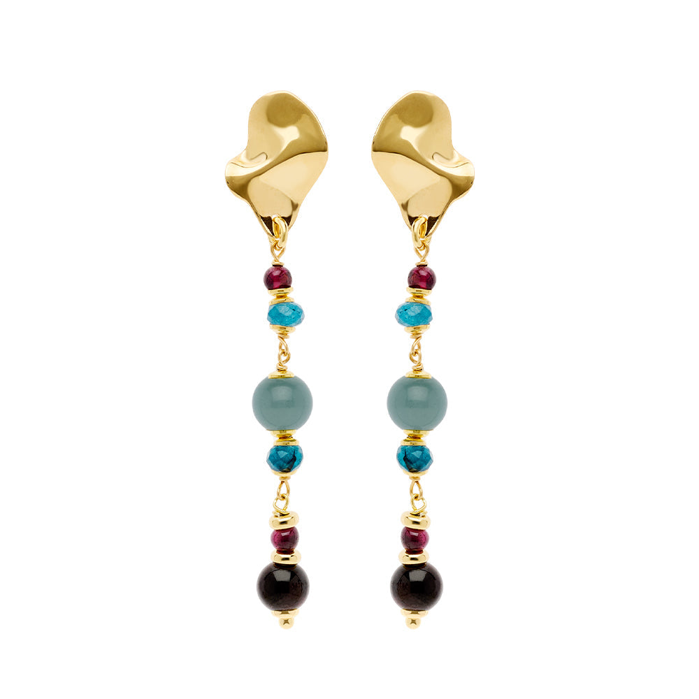 Orecchini Rosso Prezioso Euphoria Beat Argento 925 Giada