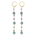Orecchini Rosso Prezioso The Secret Garden Labirinto Argento 925 Giada