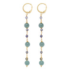 Orecchini Rosso Prezioso The Secret Garden Labirinto Argento 925 Giada