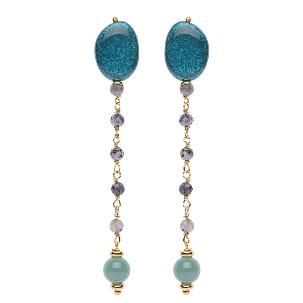 Orecchini Rosso Prezioso The Secret Garden Belvedere Argento 925 Ginepro