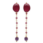 Orecchini Rosso Prezioso The Secret Garden Belvedere Argento 925 Karkadè