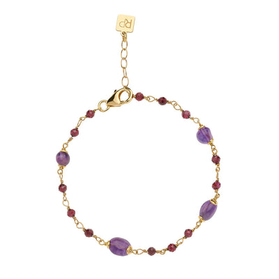 Bracciale Rosso Prezioso The Secret Garden Labirinto Ametista