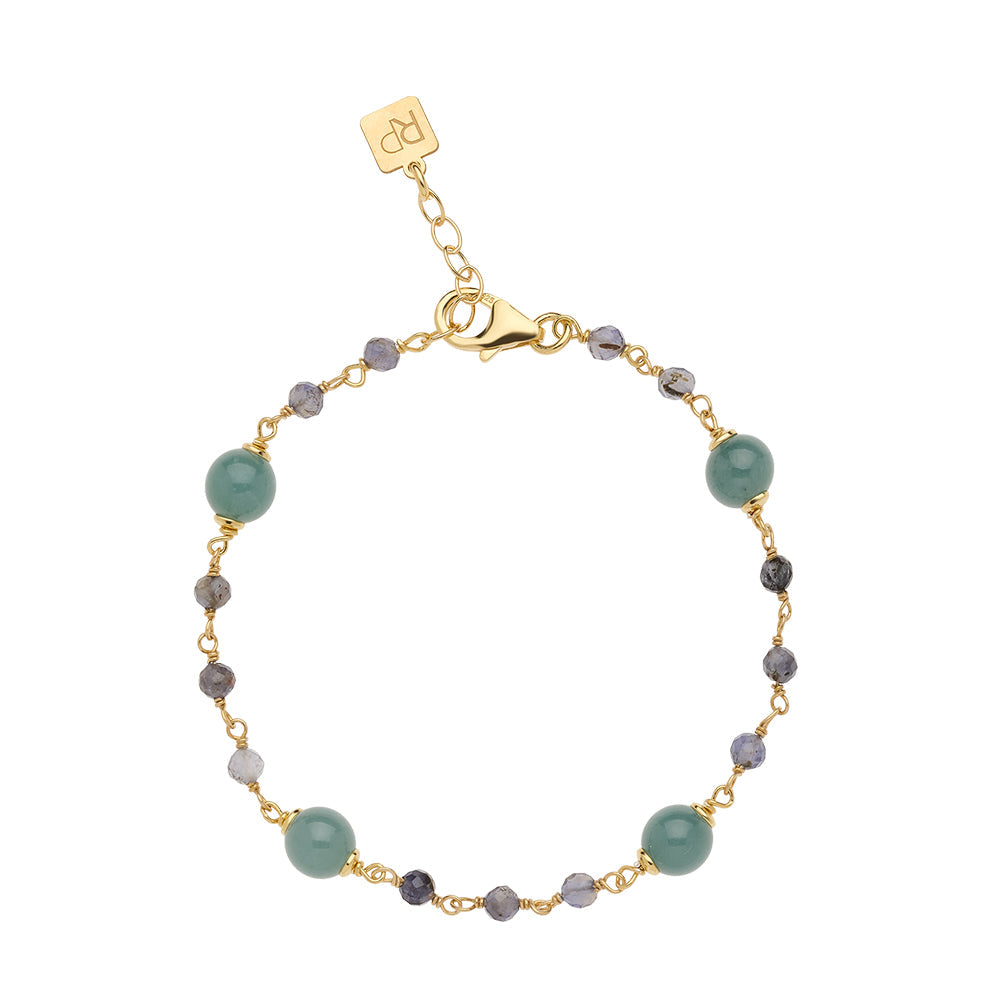 Bracciale Rosso Prezioso The Secret Garden Labirinto Giada