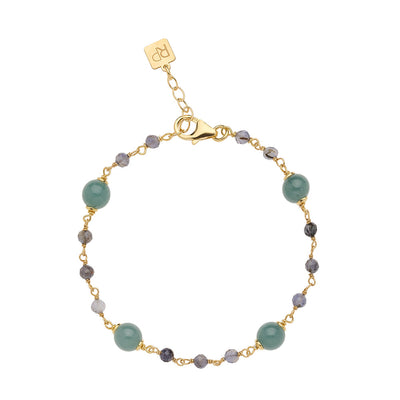 Bracciale Rosso Prezioso The Secret Garden Labirinto Giada