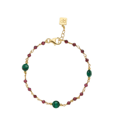 Bracciale Rosso Prezioso The Secret Garden Labirinto Malachite