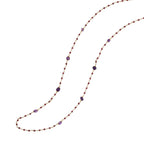 Collana Rosso Prezioso The Secret Garden Labirinto Ametista