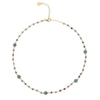 Girocollo Rosso Prezioso The Secret Garden Labirinto Argento 925 Giada