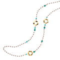 Collana Rosso Prezioso Argento 925 Halo
