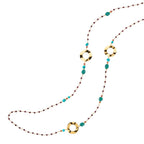 Collana Rosso Prezioso Argento 925 Halo