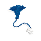 Segnalibro Roberto Giannotti angelo in argento 925 con filo blu notte - packshot ufficiale
