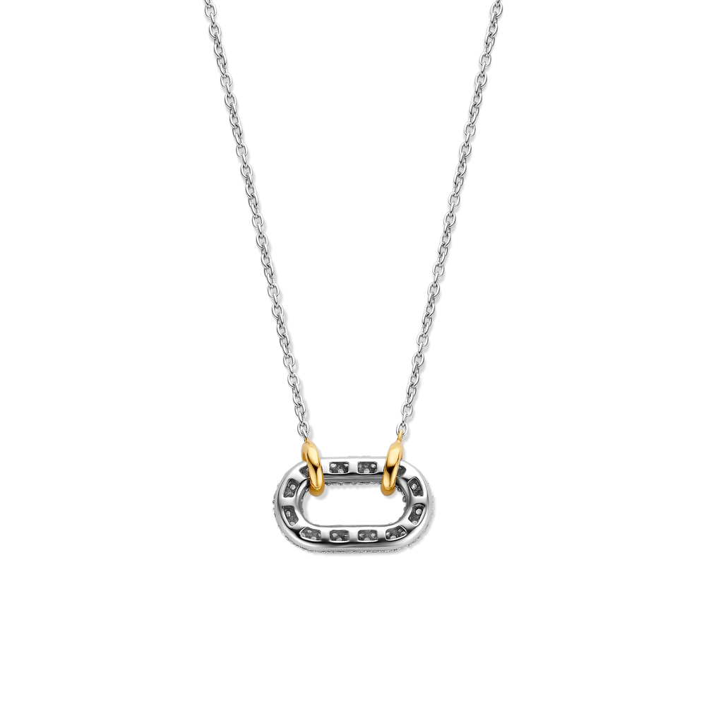 Collana Ti Sento Milano Signature Argento con Anello di Zirconi