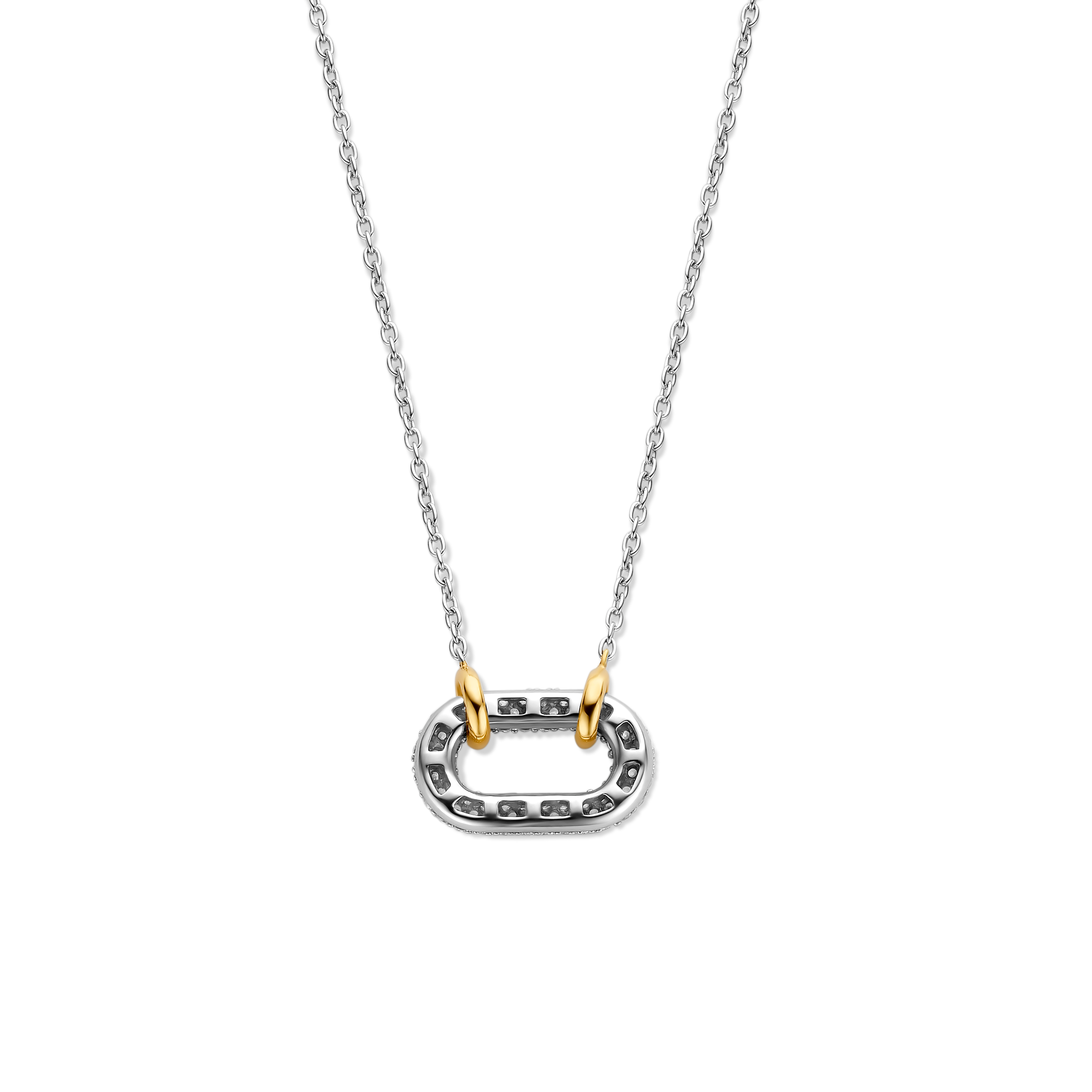 Collana Ti Sento Milano Signature Argento con Anello di Zirconi
