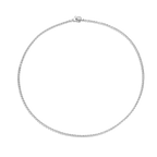 Collana Ti Sento Milano Catena Veneziana Argento 40 cm