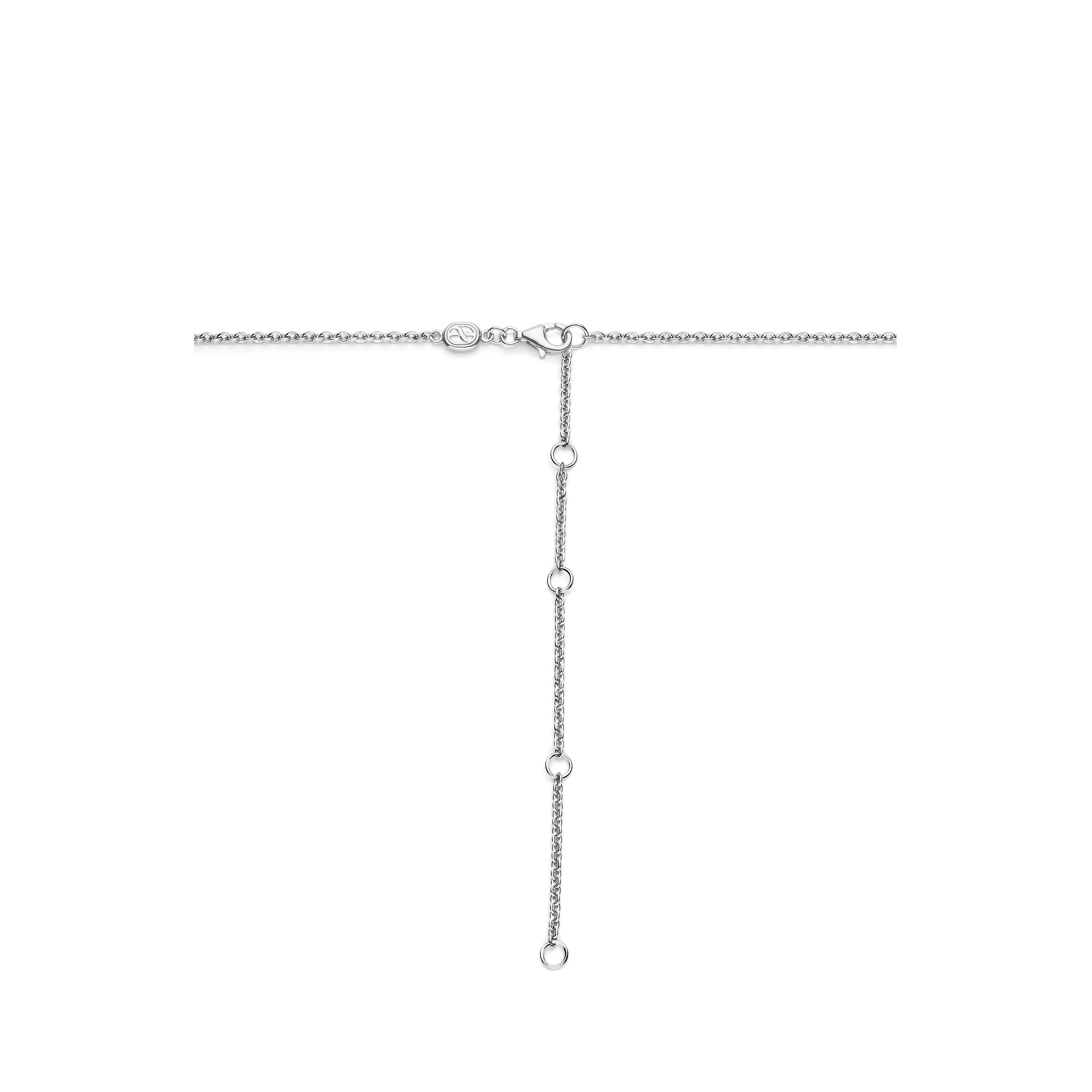 Collana Ti Sento Milano Argento Bicolore ad Anelli Intrecciati