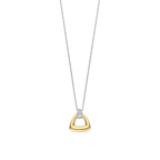 Collana Ti Sento Milano Vintage Argento Dorato con Triangolo