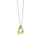 Collana Ti Sento Milano Vintage Argento Dorato con Triangolo