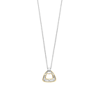 Collana Ti Sento Milano Vintage Argento Dorato con Triangolo