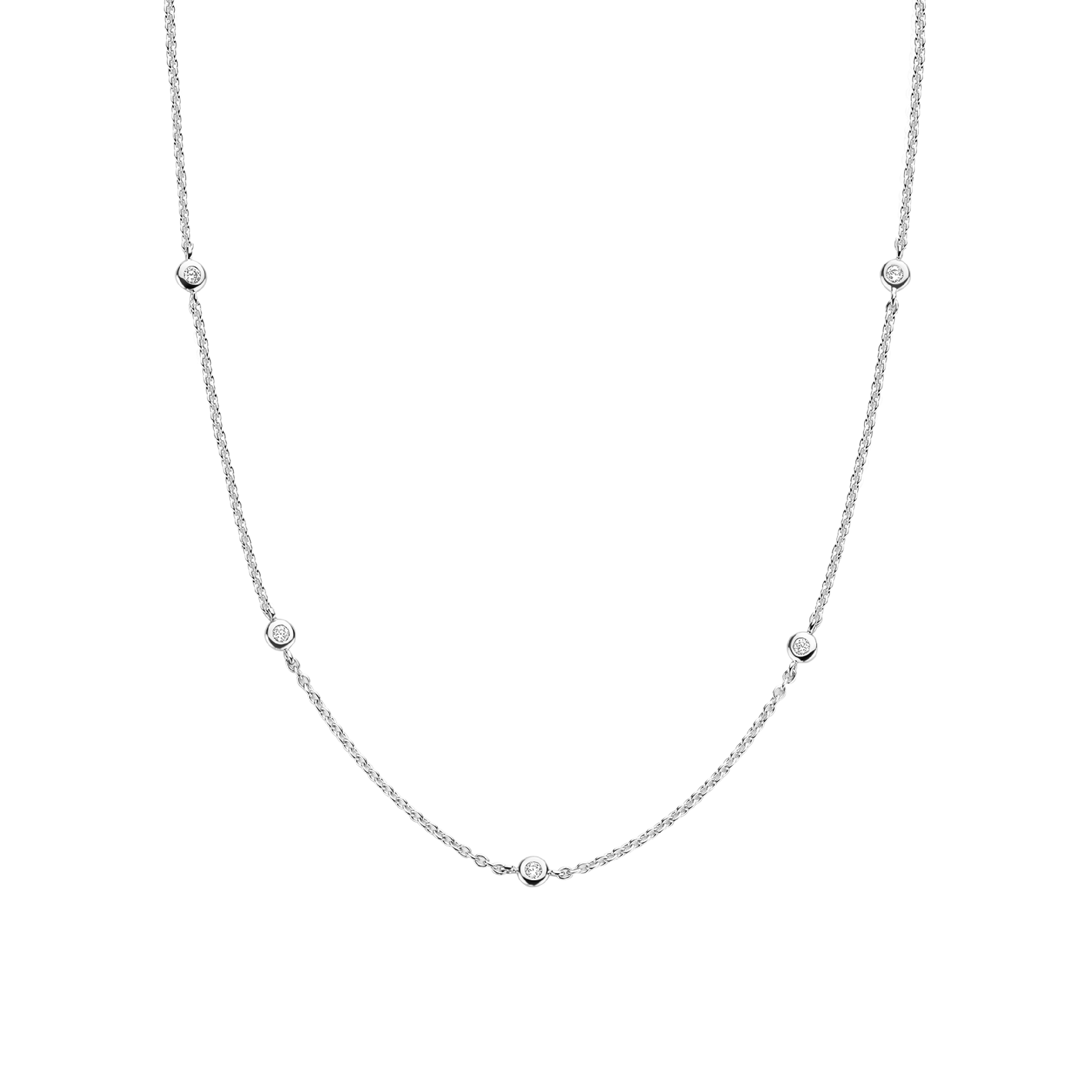 Collana Ti Sento Milano Rivière di Zirconi Argento