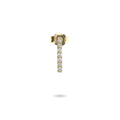 Mono Orecchino Rubinia Filodamore Oro Giallo 9kt con 7 Diamanti