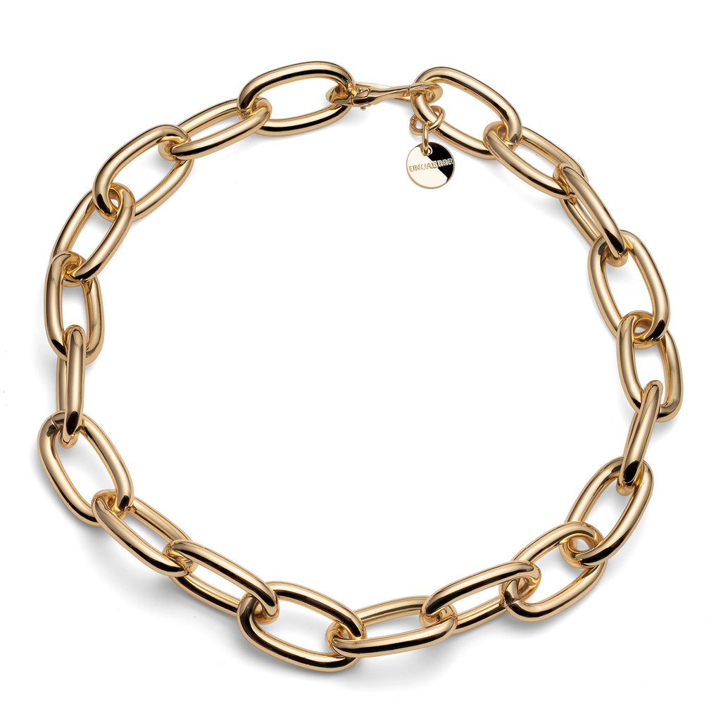 Collana Unoaerre Catena Forzatina Dorata