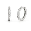 Orecchini Unoaerre a Cerchio Argento 925 e Zirconi