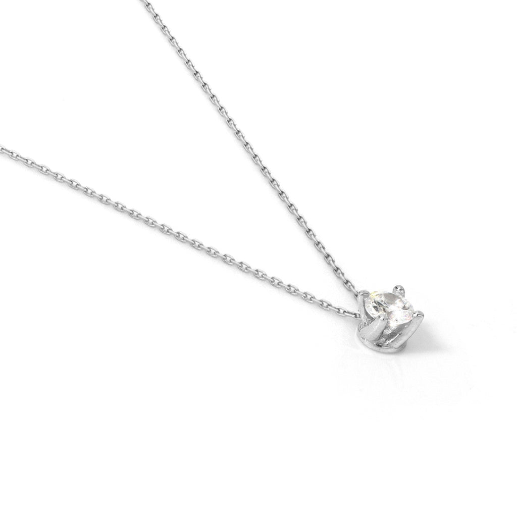 Collana Unoaerre Cubic Zirconia 5 mm Argento 925 - vista 2