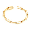 Bracciale Unoaerre Catena Ovale Dorato