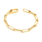 Bracciale Unoaerre Catena Ovale Dorato - vista 2