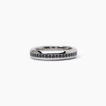 Anello Uomo Mabina Fedina Spinelli Neri Argento