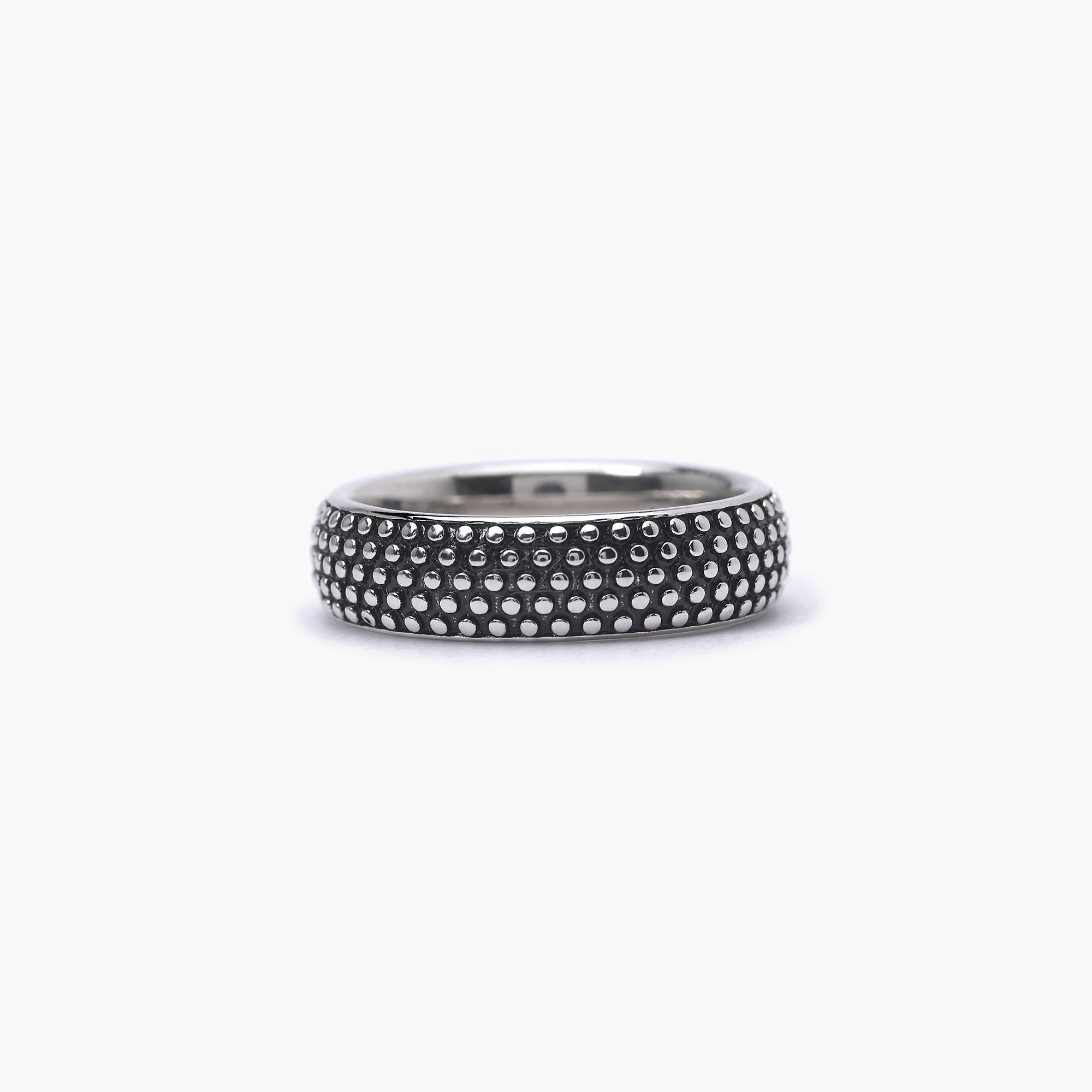 Anello Uomo Mabina Fedina Borchie Argento