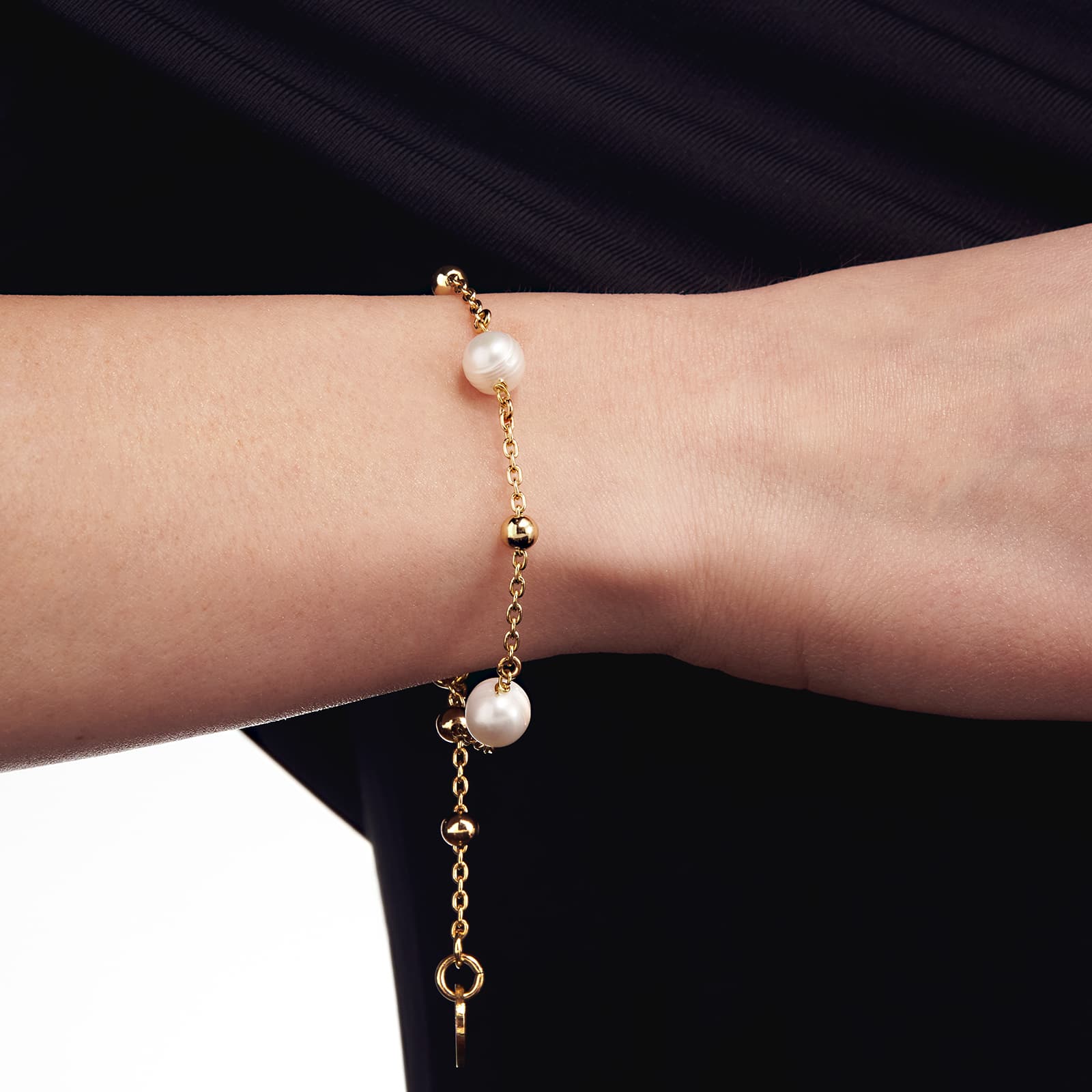 Bracciale Unoaerre con Perle Naturali - vista 2