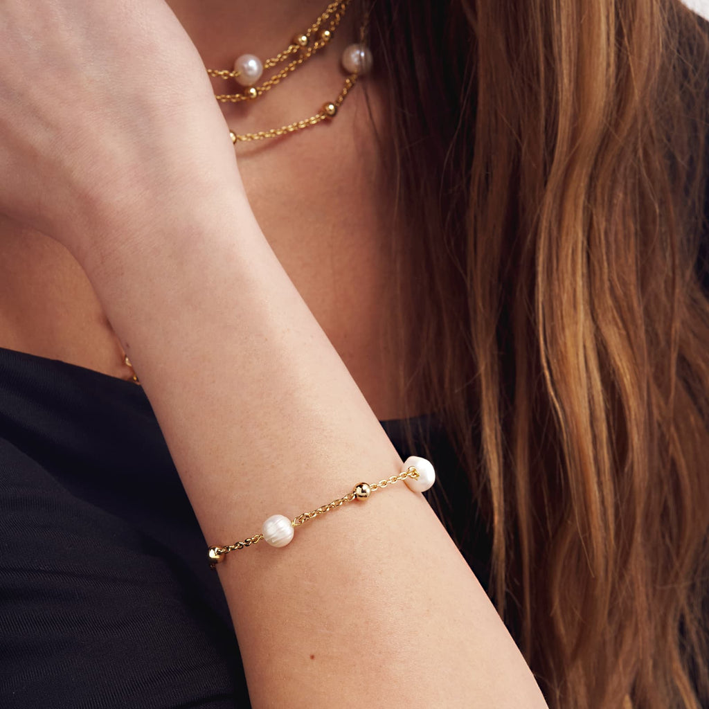 Bracciale Unoaerre con Perle Naturali - vista 3